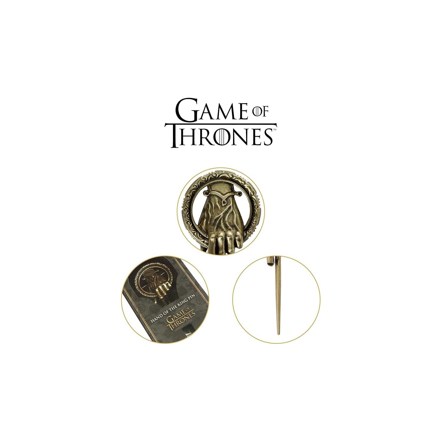 Pin Mano del Rey – Réplica Oficial de Game of Thrones