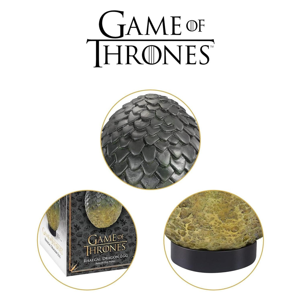 Huevo de Dragón Rhaegal – Réplica Coleccionable de Game of Thrones
