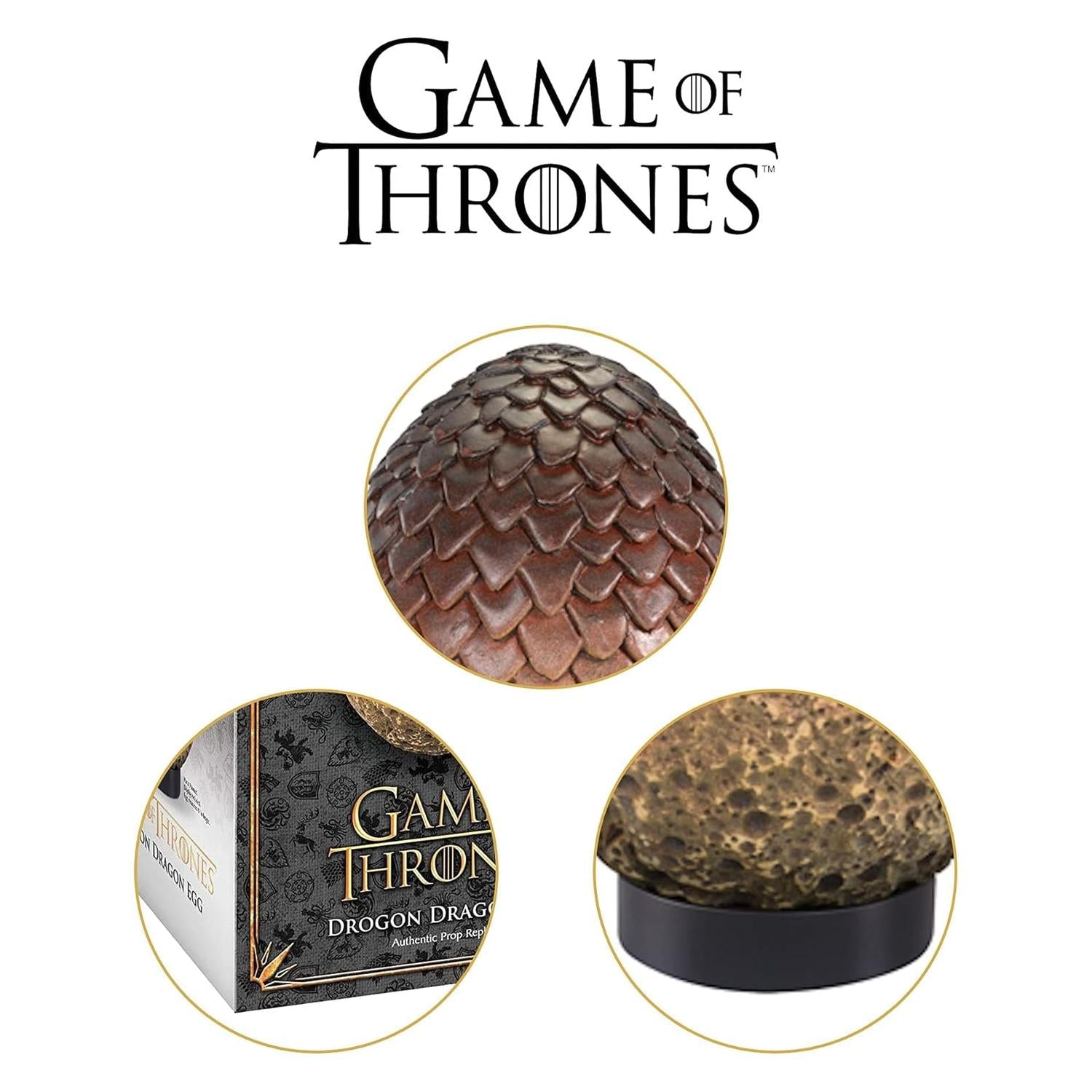 Huevo de Dragón Drogon – Réplica de Colección de Game of Thrones