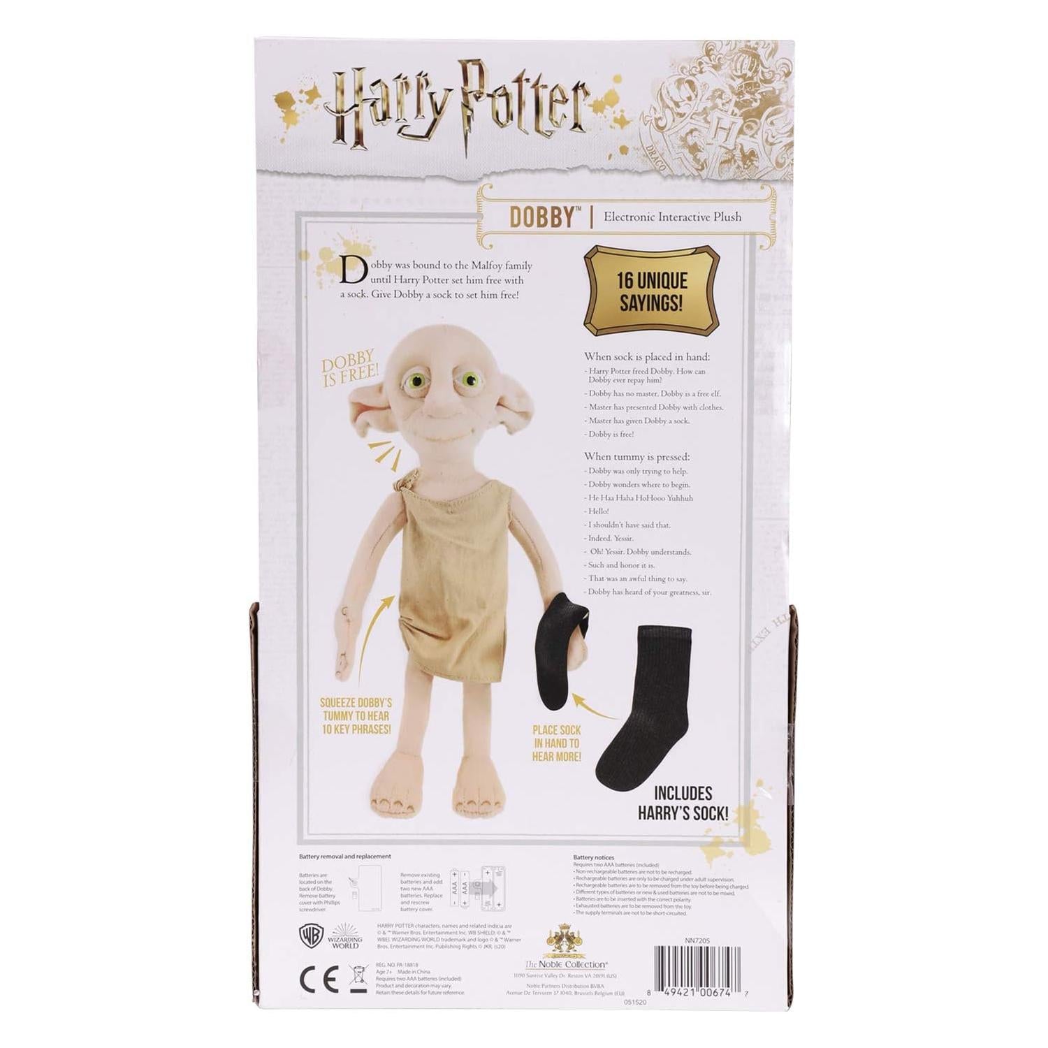 Dobby Interactivo – Peluche Parlante Harry Potter