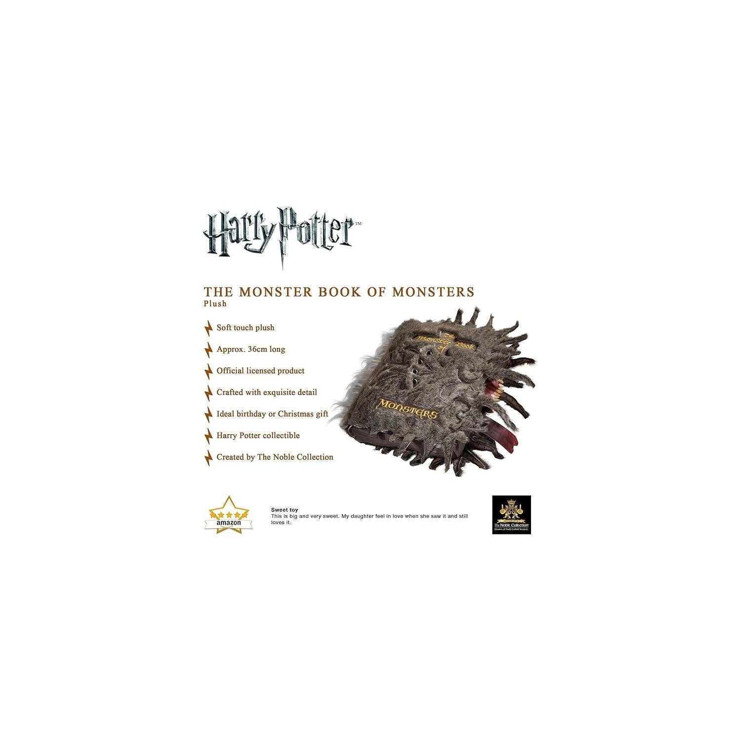 Peluche Libro Monstruoso de los Monstruos – Harry Potter
