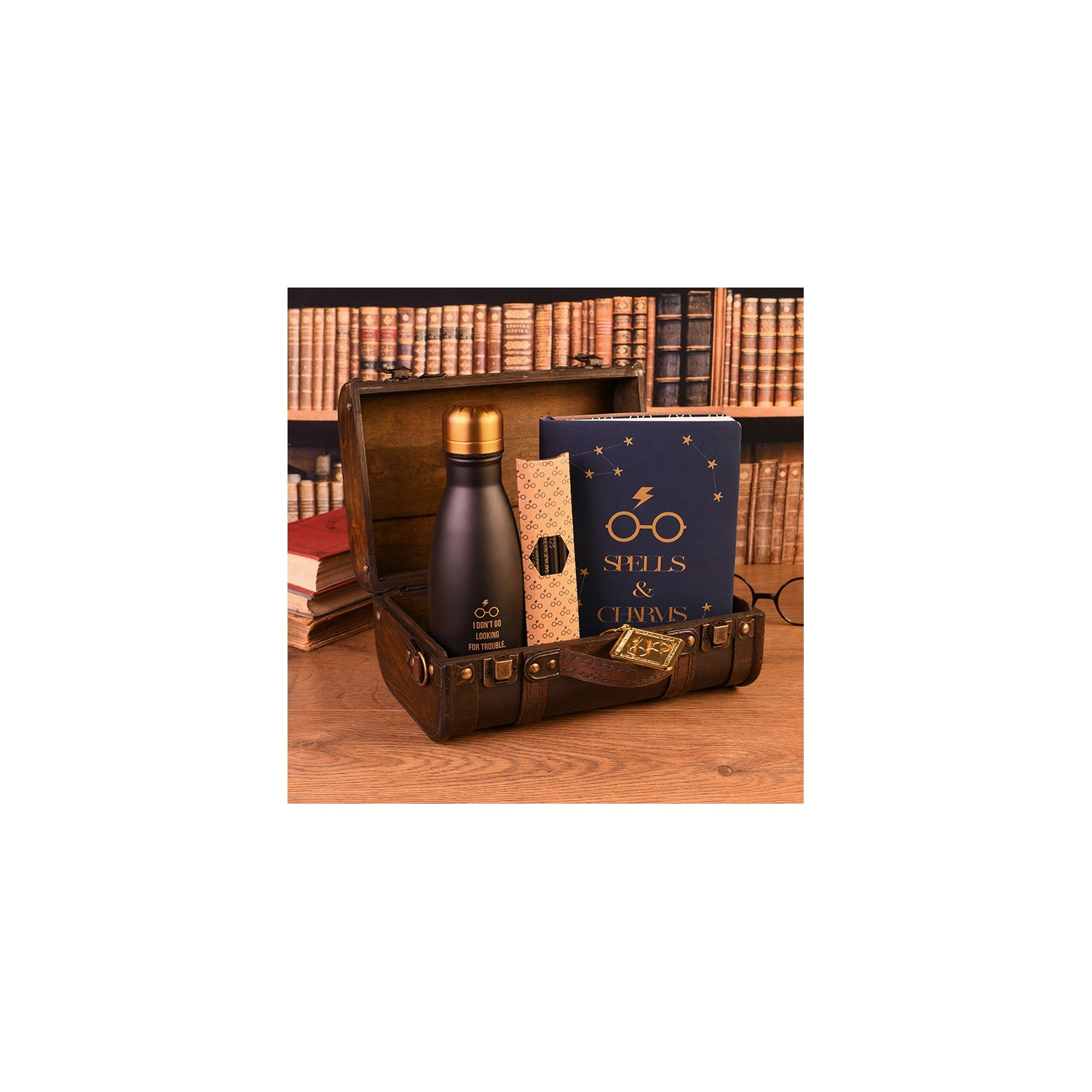 Set de Regalo Premium Harry Potter - "Trouble Finds Me"