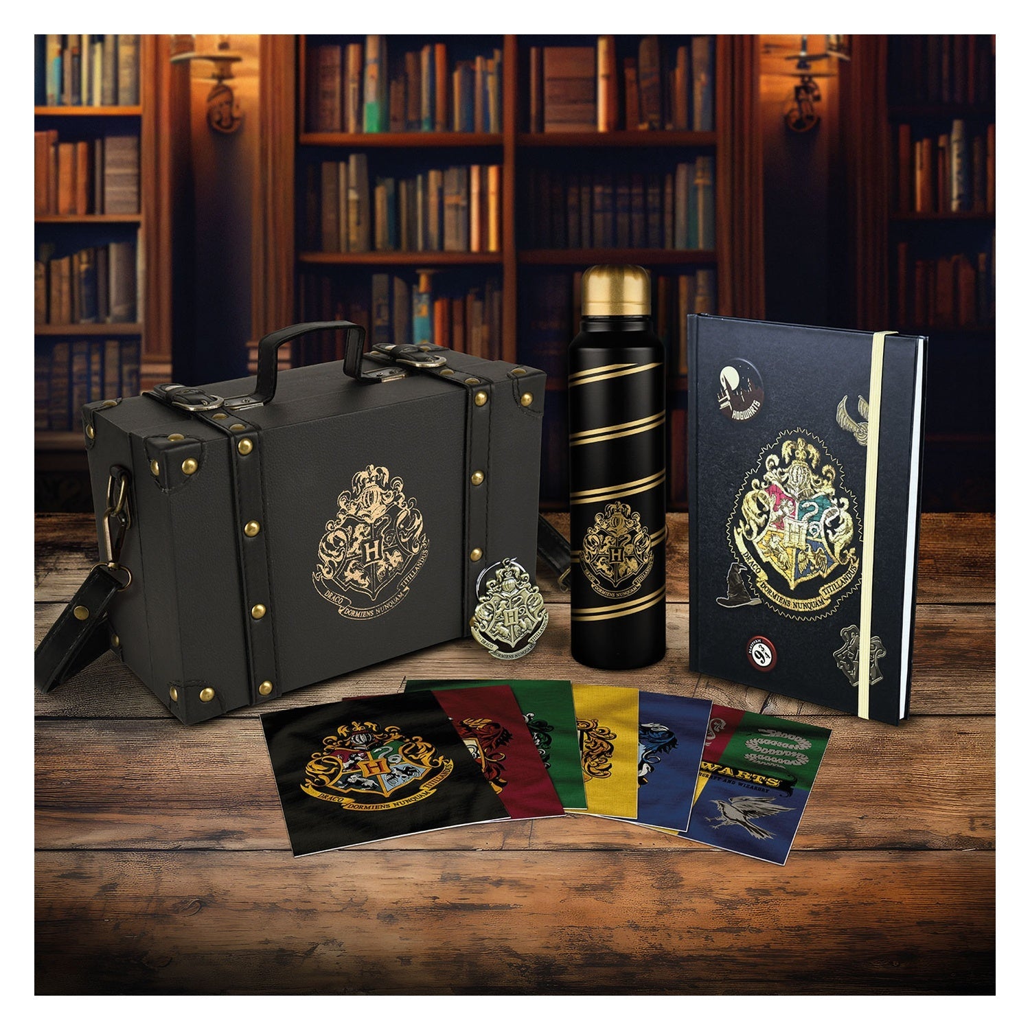 Set de Regalo Premium Harry Potter - Escudo Hogwarts 