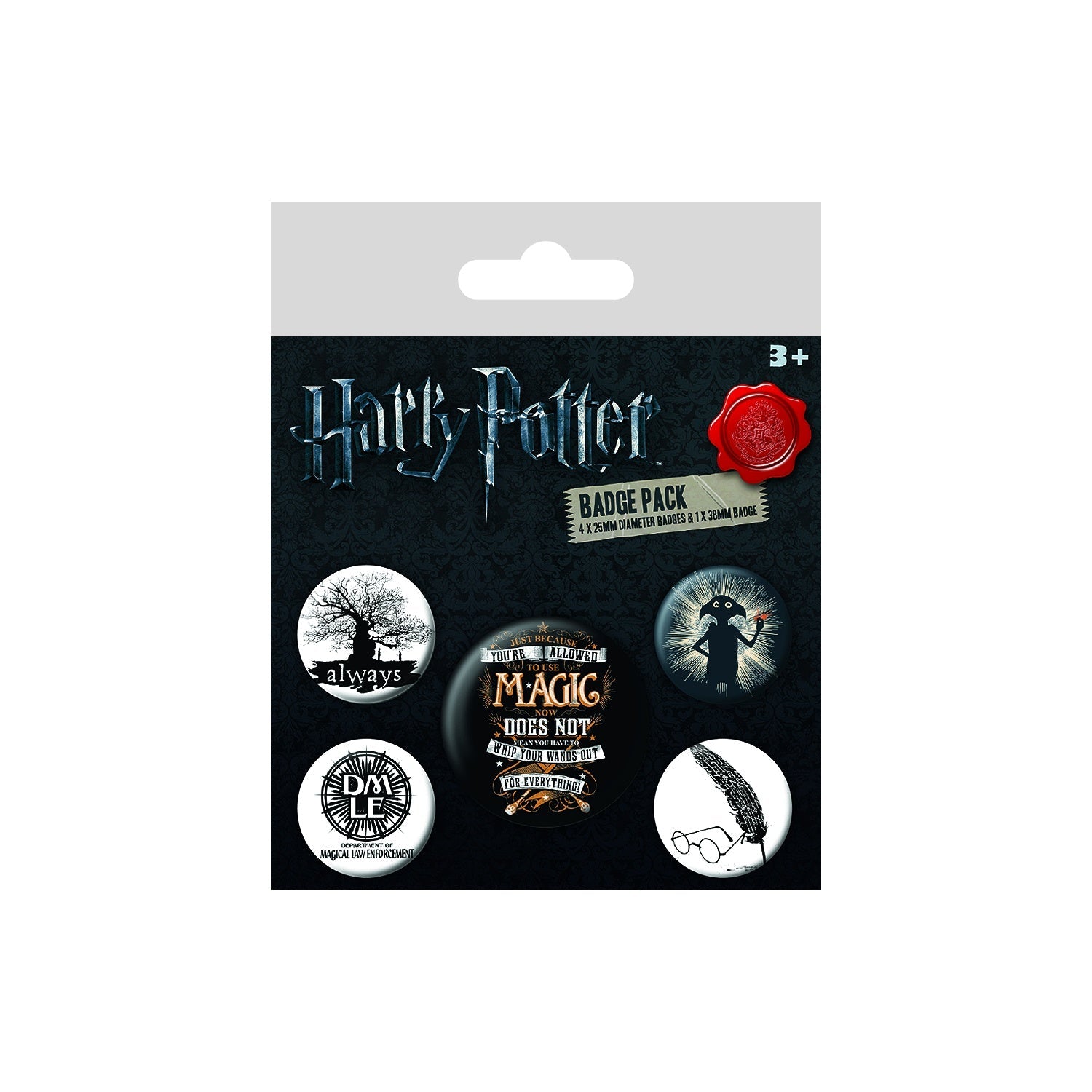 Set de Chapitas Harry Potter - Reliquias de la Muerte