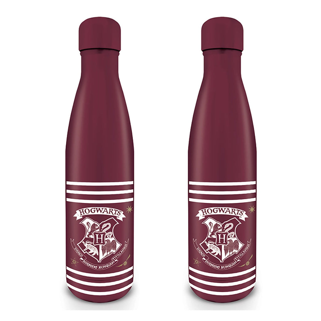 Botella Metálica Harry Potter - Escudo Clásico y Rayas