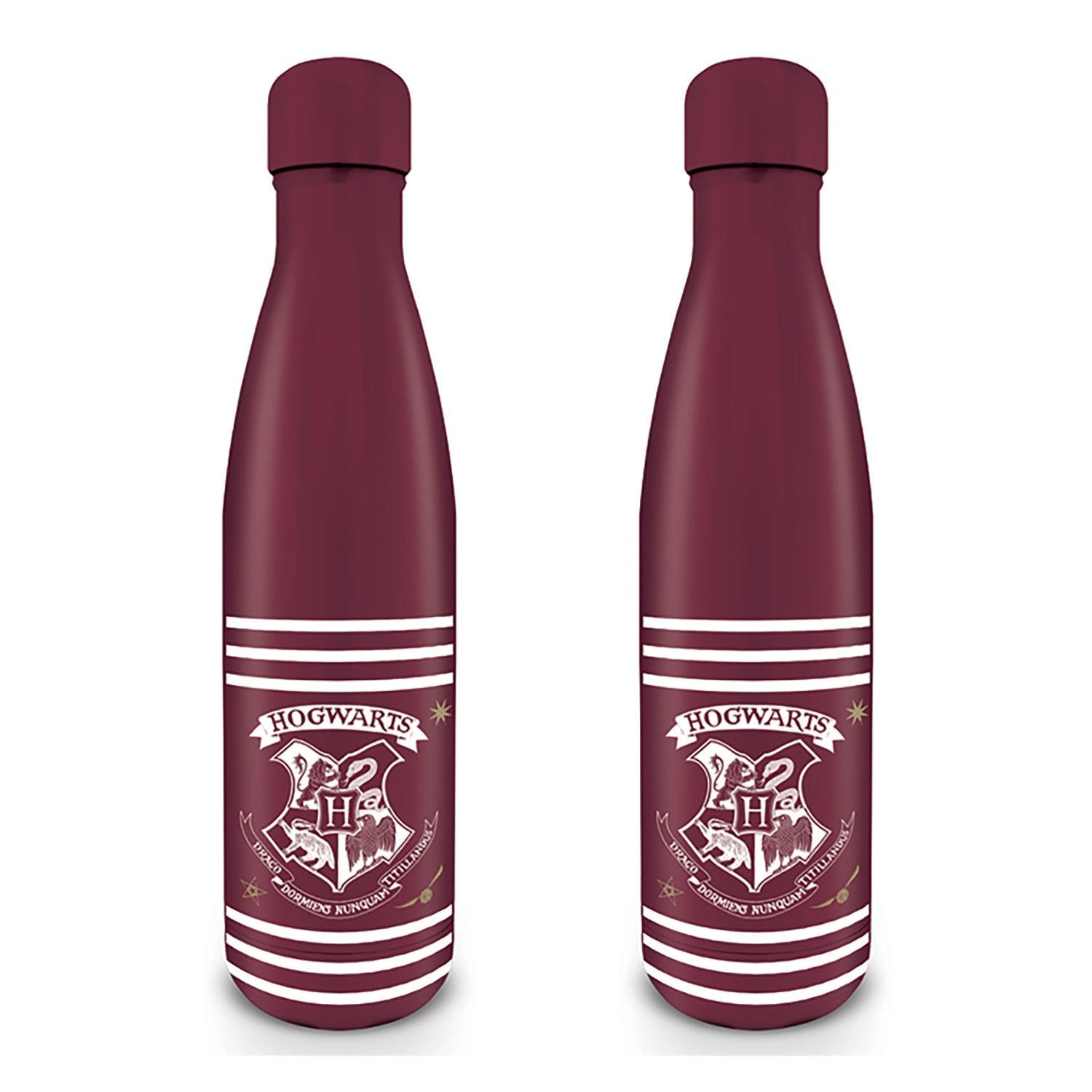 Botella Metálica Harry Potter - Escudo Clásico y Rayas