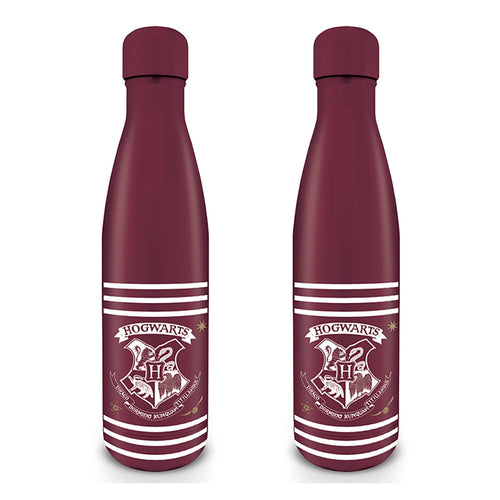 Botella Metálica Harry Potter - Escudo Clásico y Rayas