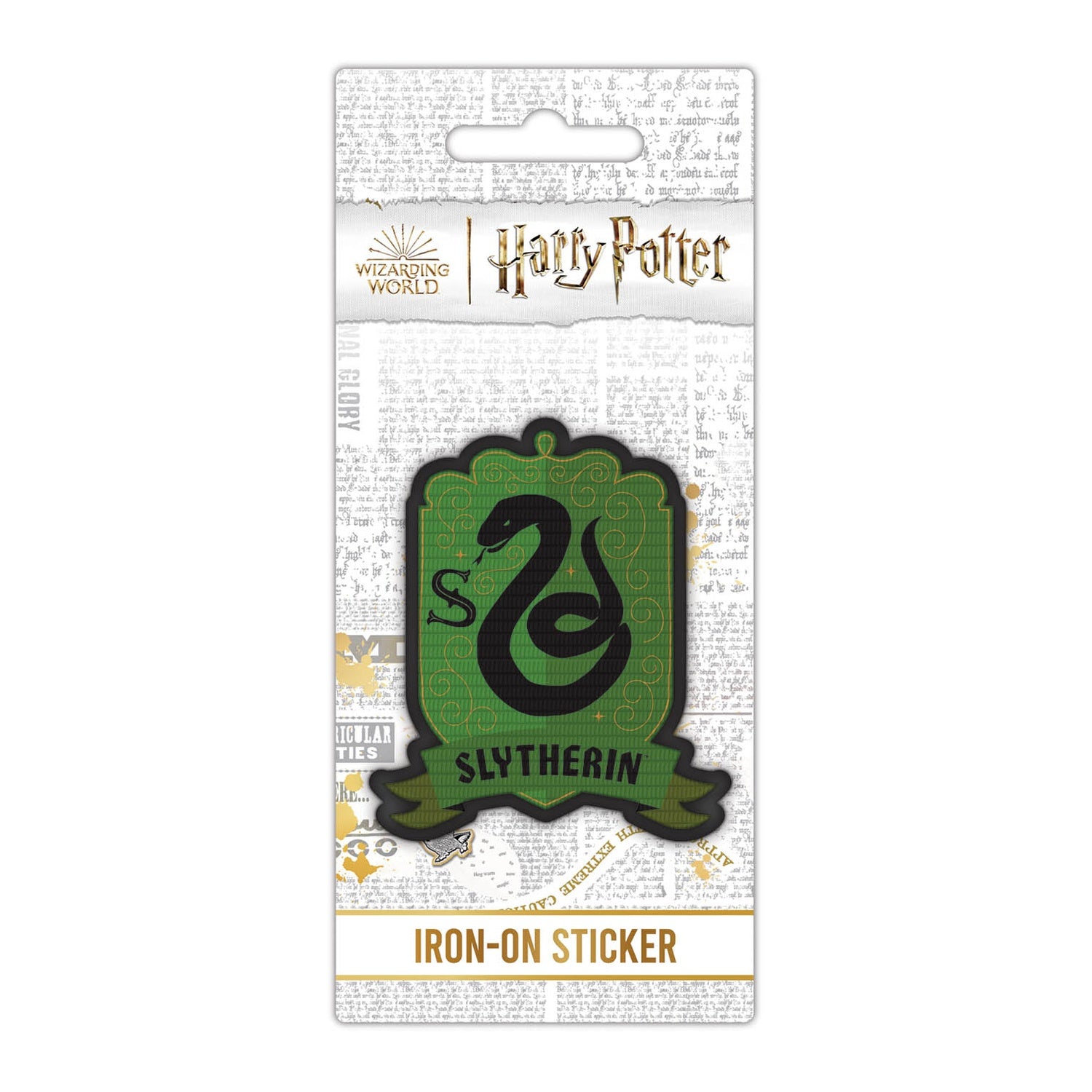 Parche Termoadhesivo para Ropa Harry Potter - Escudo Slytherin