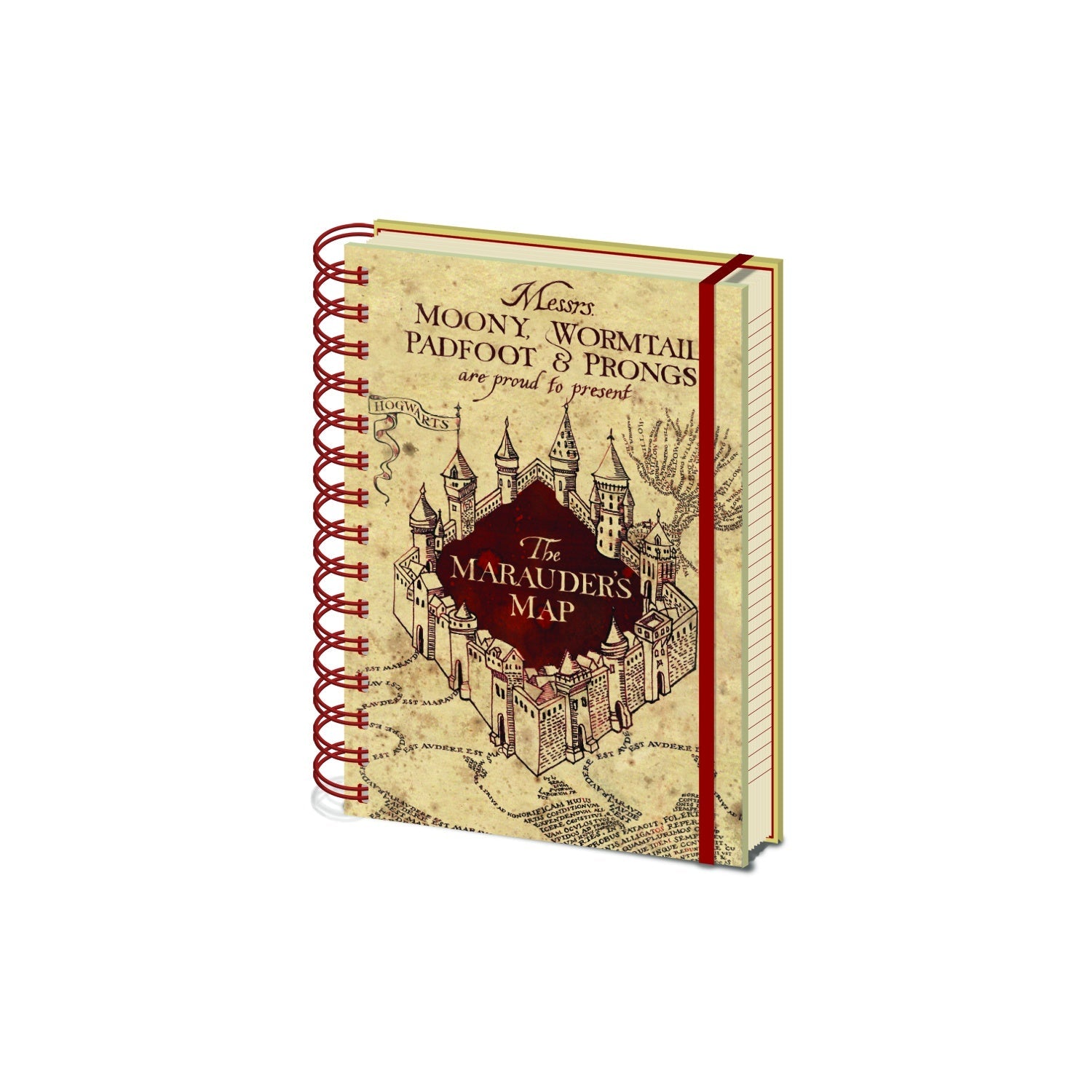 Cuaderno Harry Potter A5 - Mapa del Merodeador