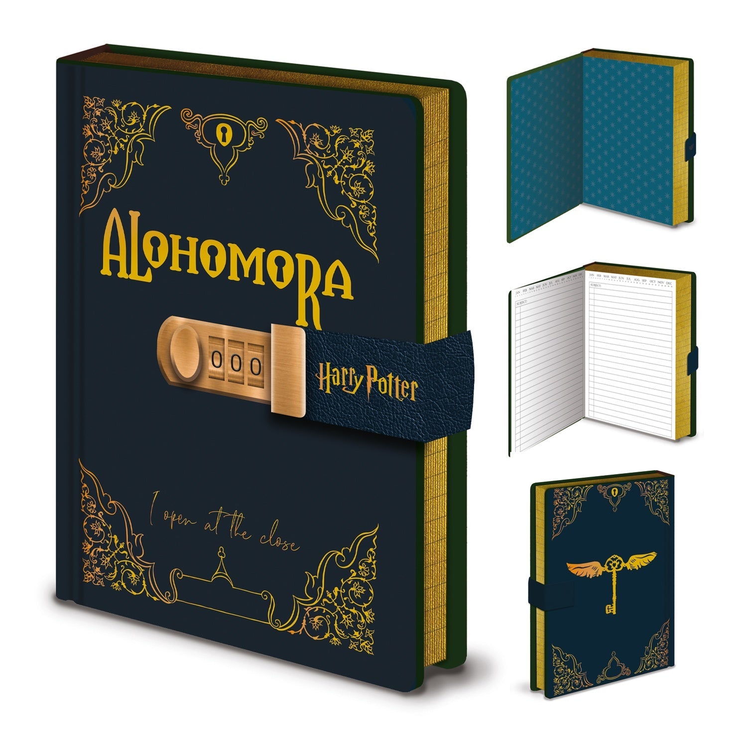 Diario Secreto Harry Potter - Alohomora (Con Candado)