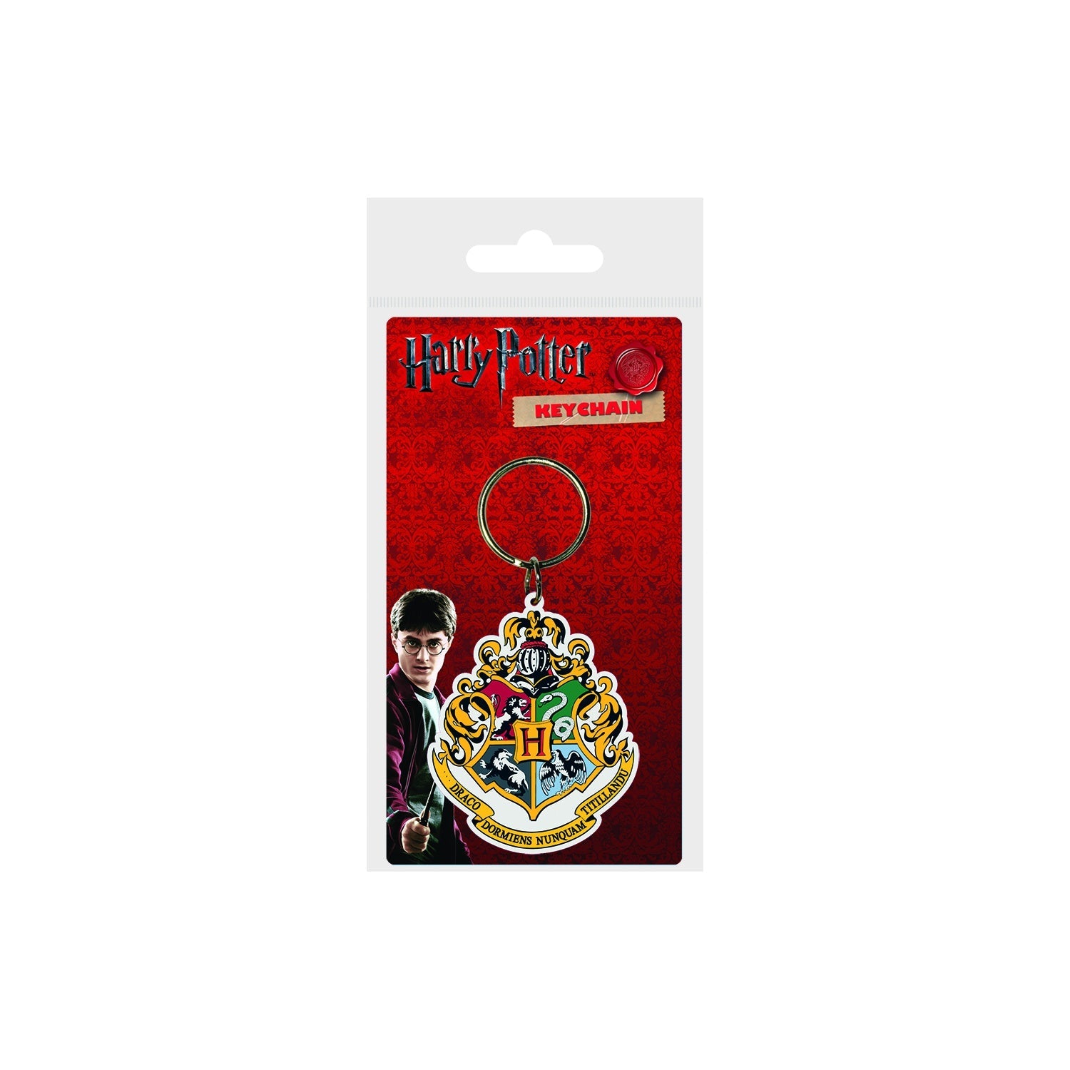 Llavero de Goma Harry Potter - Escudo Hogwarts 