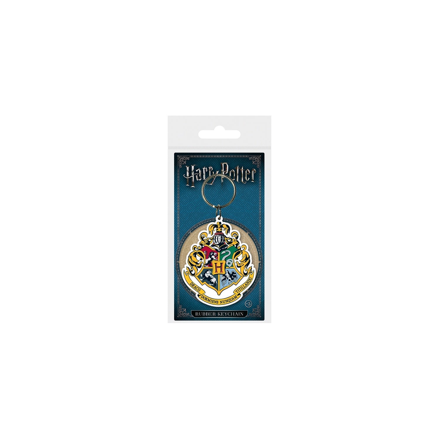 Llavero de Goma Harry Potter - Escudo Hogwarts 
