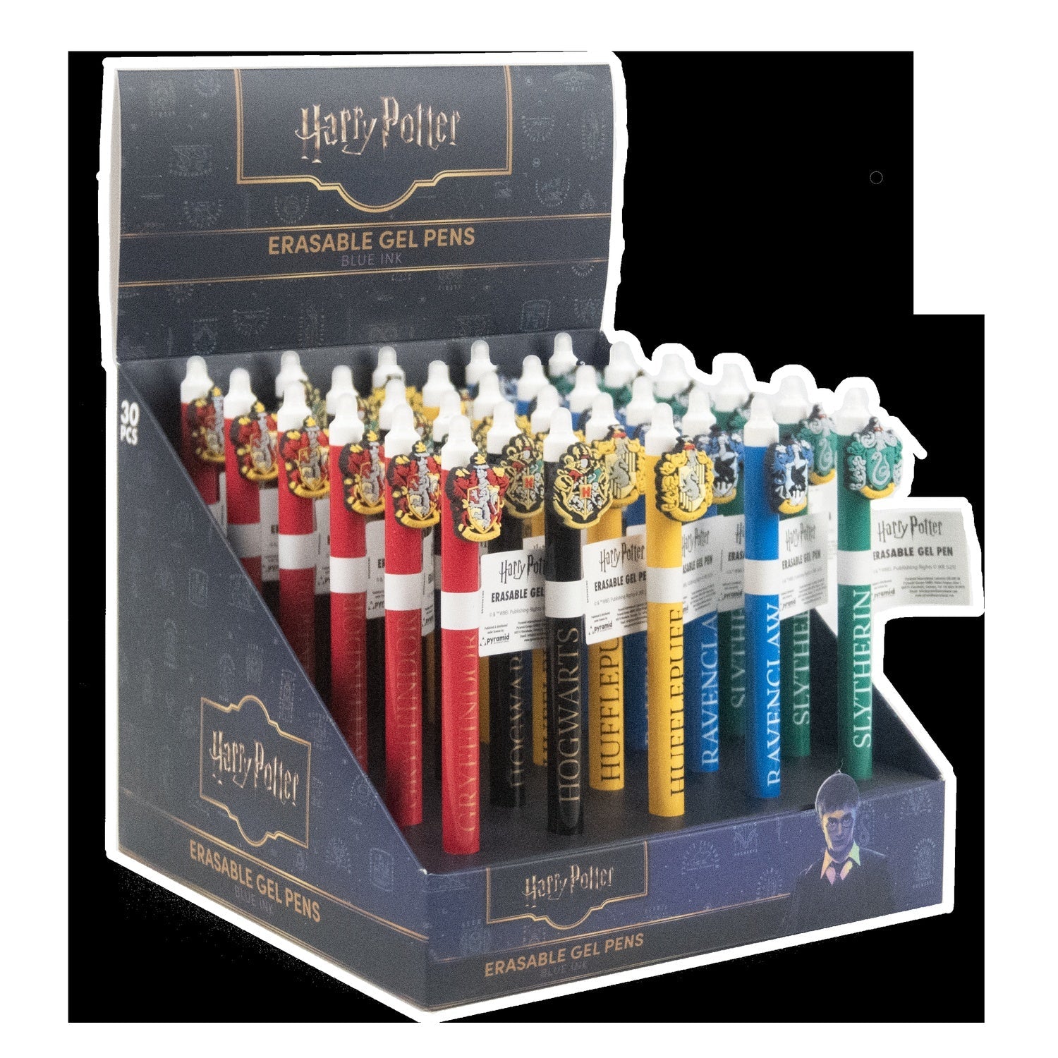 Set de Lápices Gel Harry Potter - Tinta Borrable (Casas)