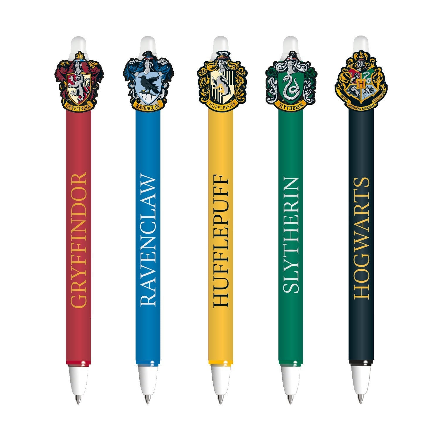 Set de Lápices Gel Harry Potter - Tinta Borrable (Casas)