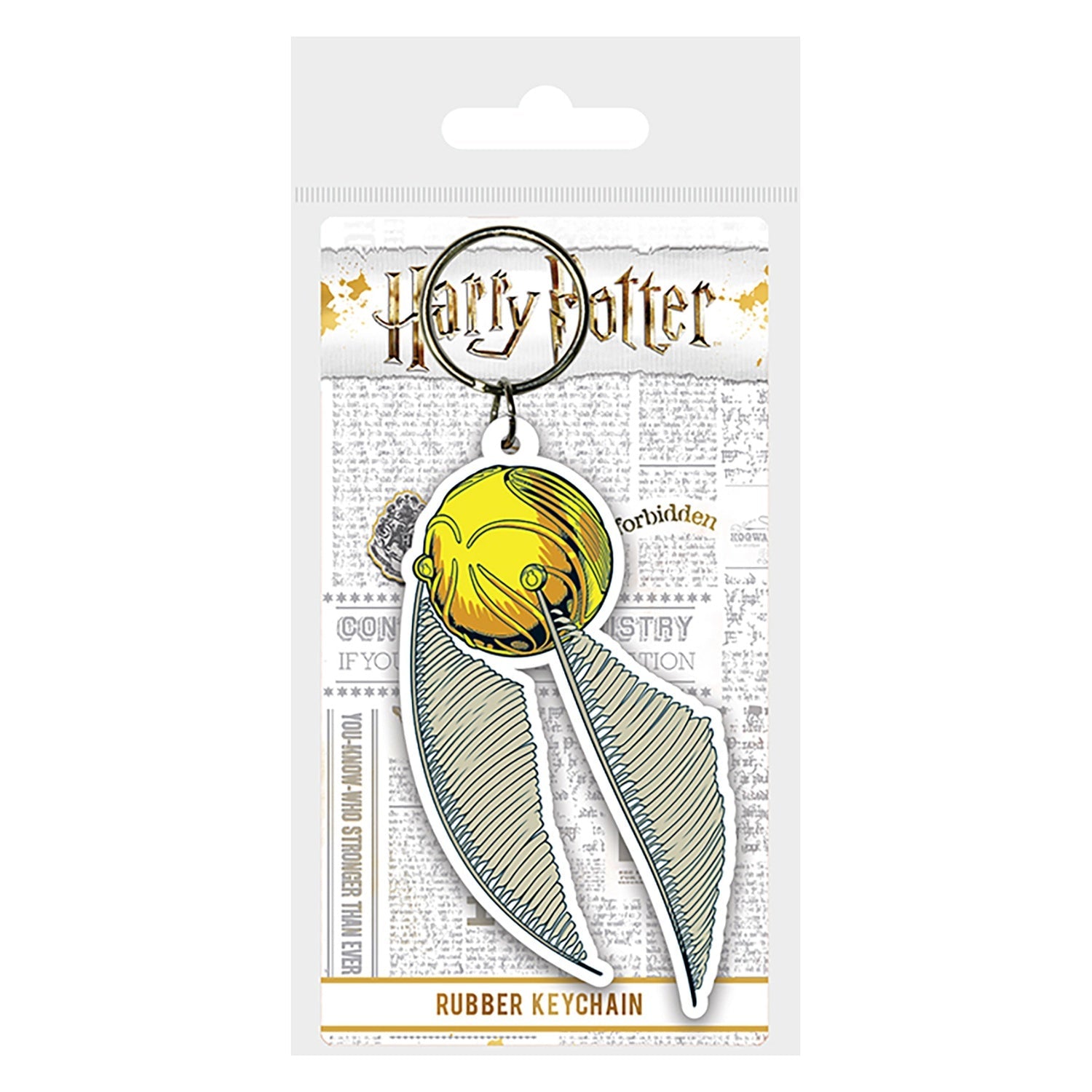 Llavero de Goma Harry Potter - Snitch Dorada