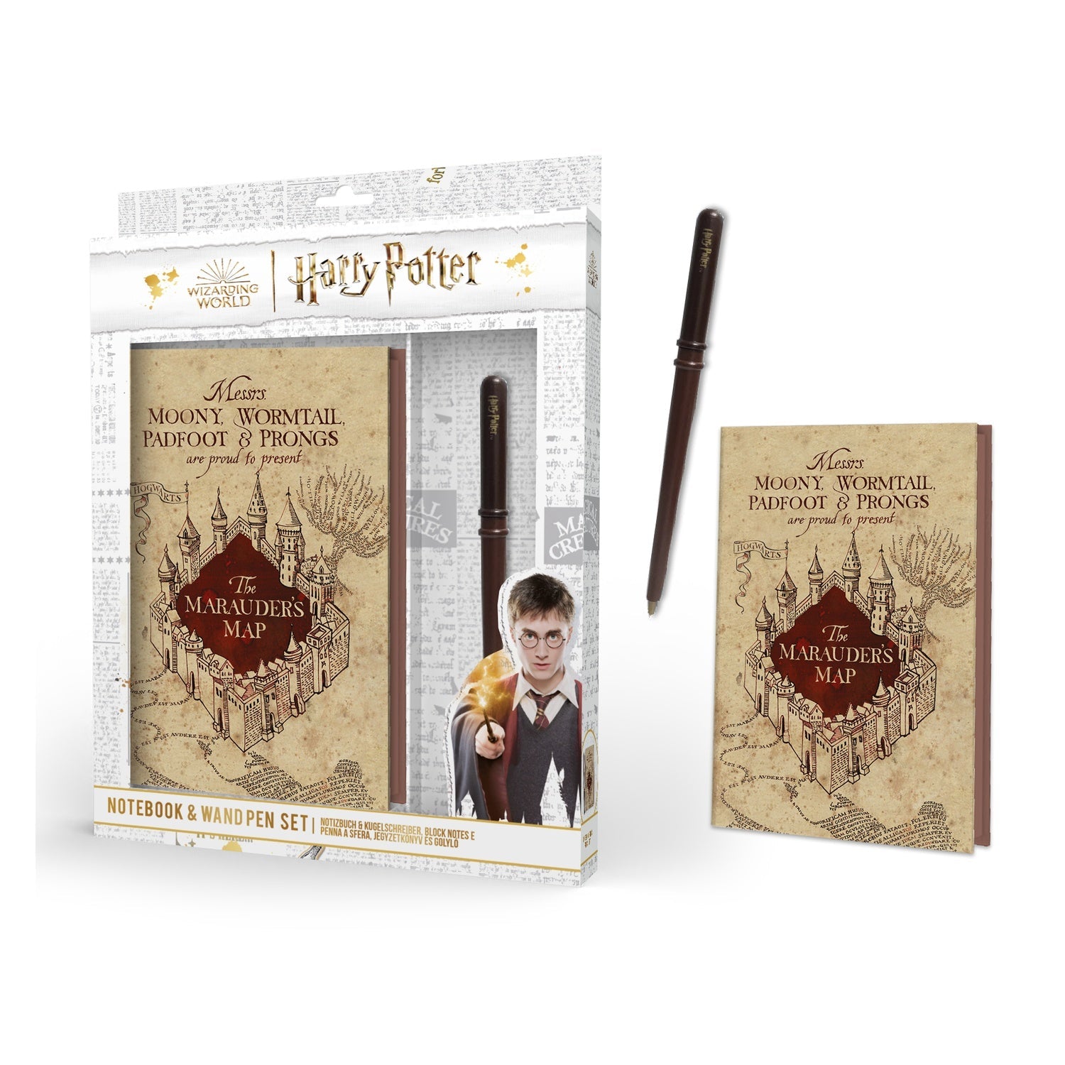 Set de Regalo Harry Potter - Cuaderno Premium y Lápiz