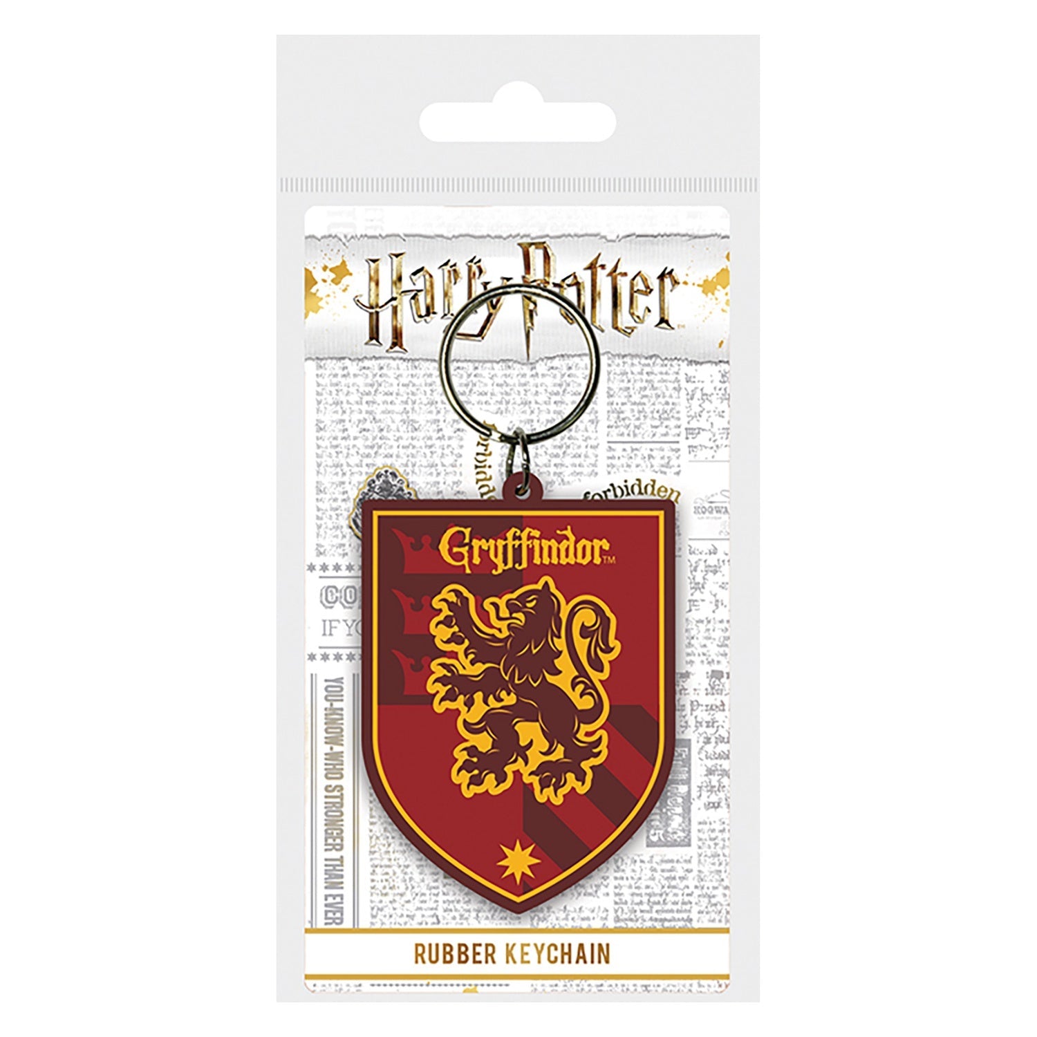Llavero de Goma Harry Potter - Escudo Gryffindor Clásico