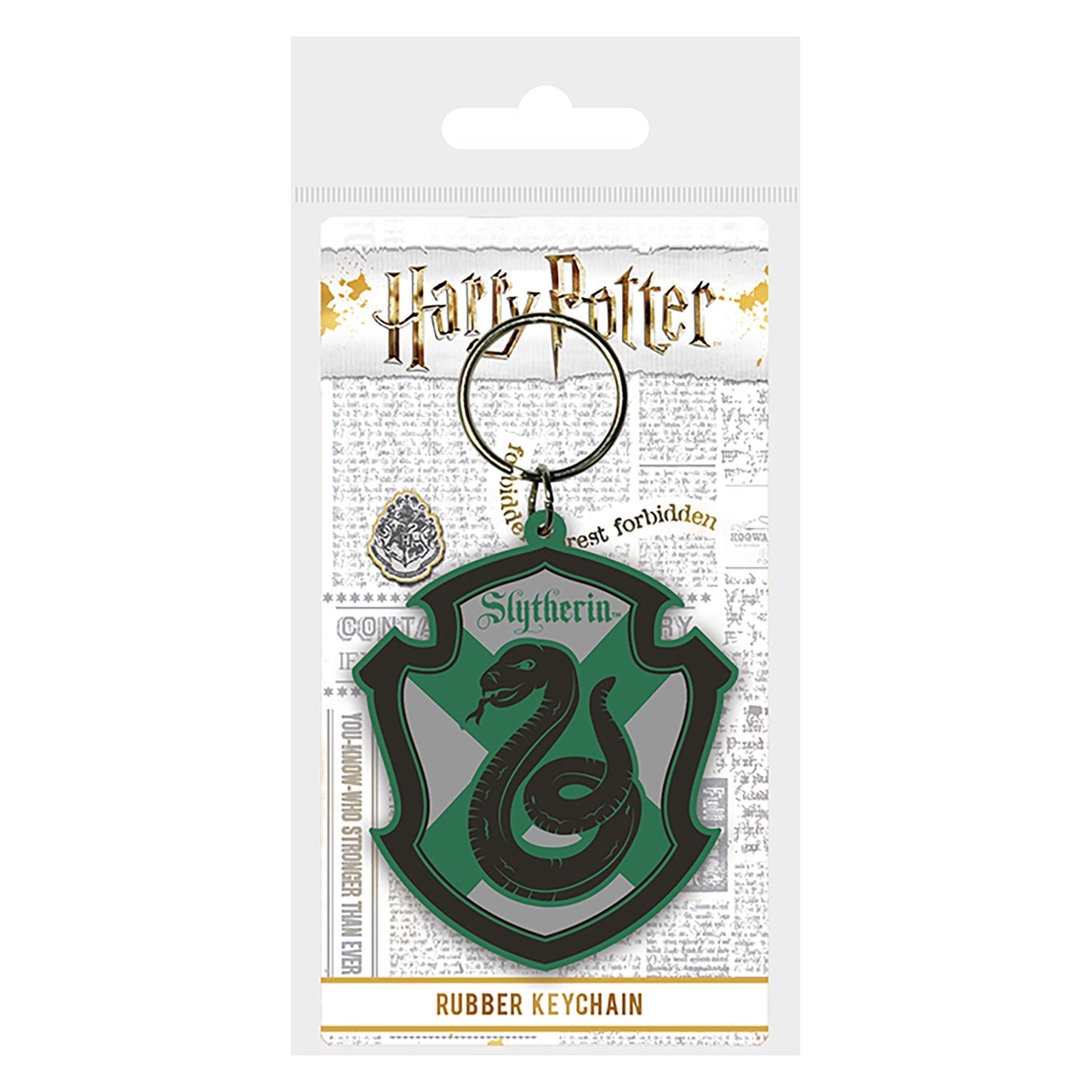 Llavero de Goma Harry Potter - Escudo Slytherin Clásico