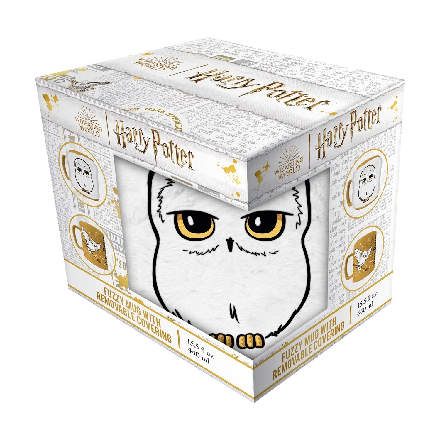 Tazón Harry Potter - Hedwig (Diseño con Textura)