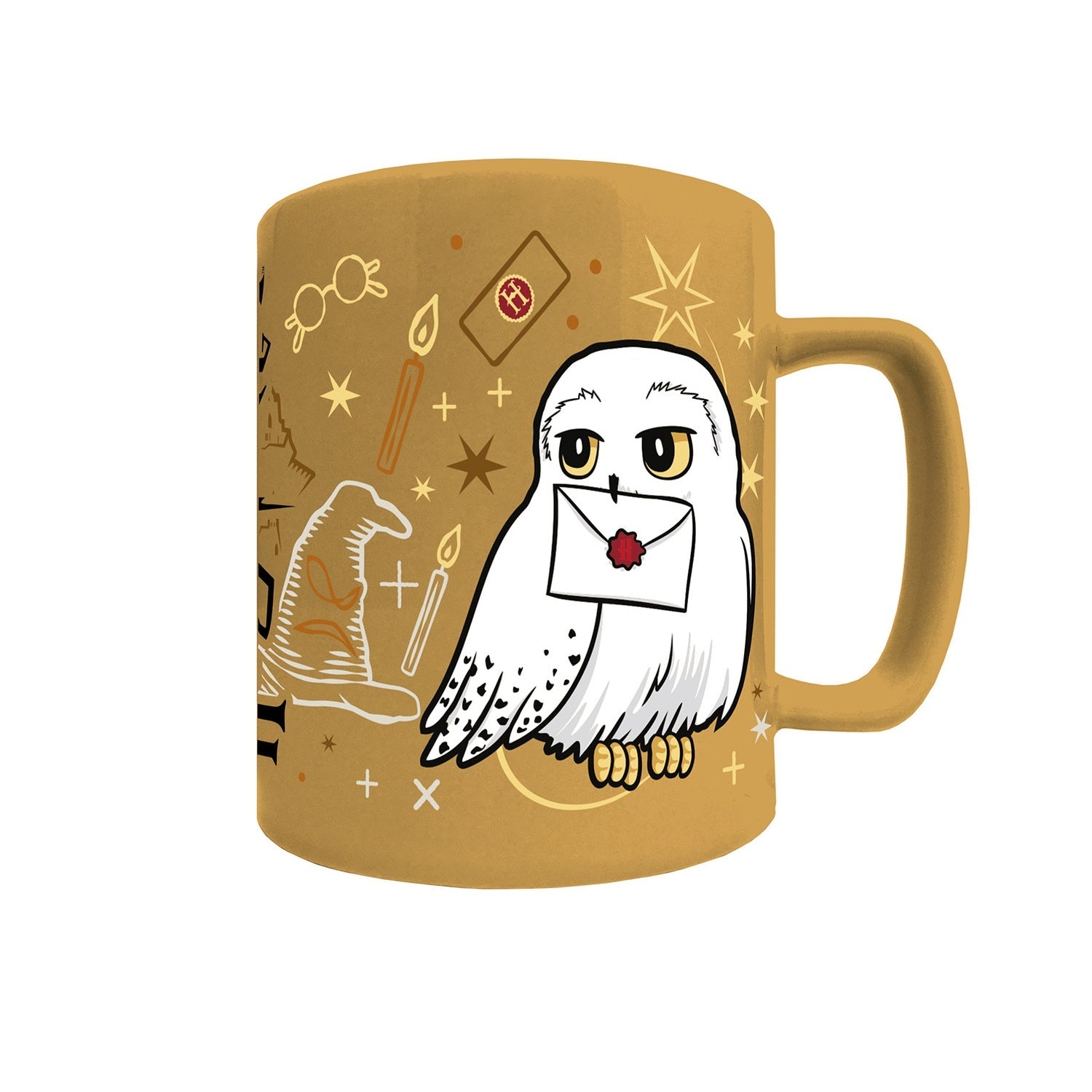 Tazón Harry Potter - Hedwig (Diseño con Textura)