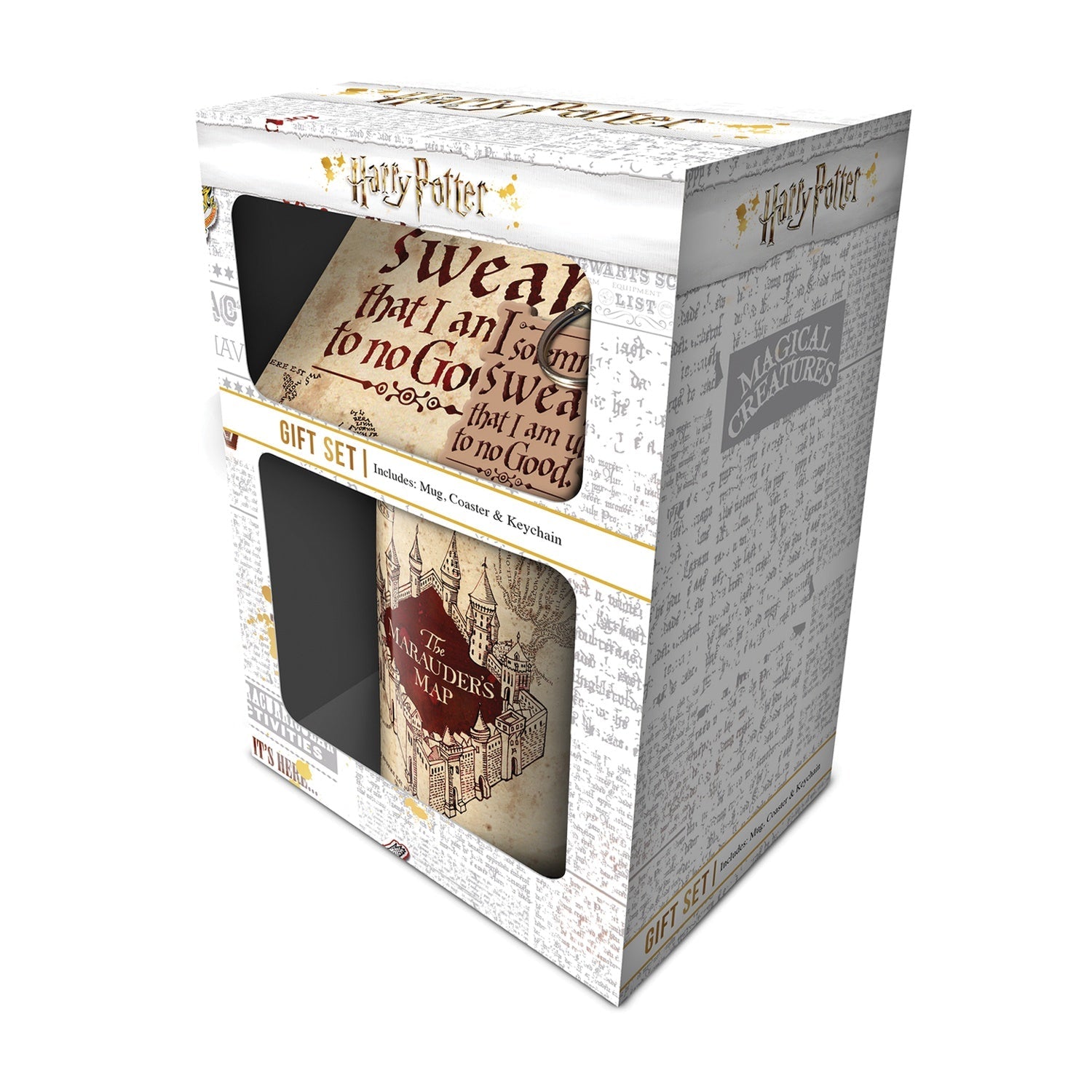 Set de Regalo Harry Potter - Mapa del Merodeador (Tazón y Posavasos)
