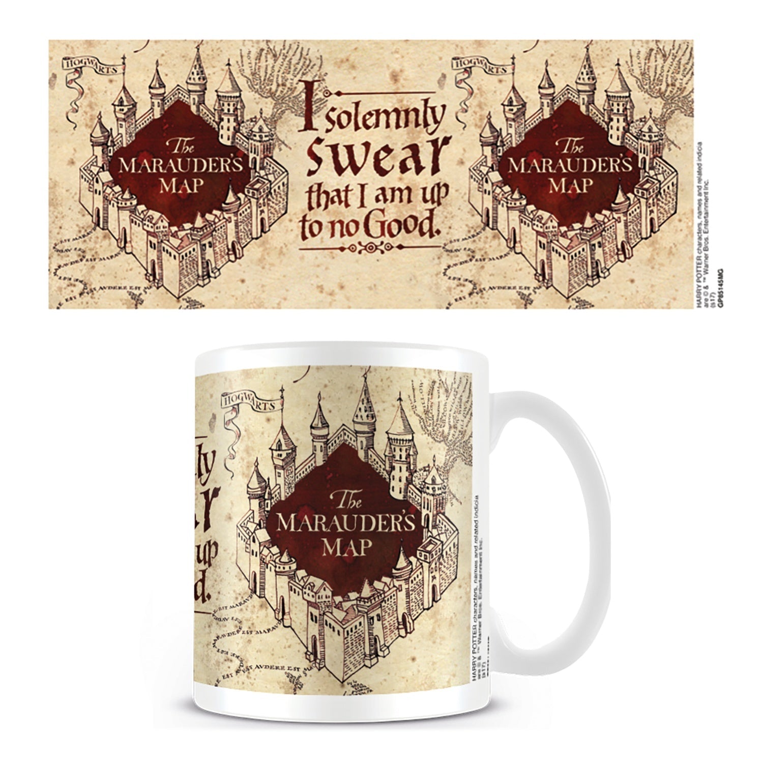 Set de Regalo Harry Potter - Mapa del Merodeador (Tazón y Posavasos)