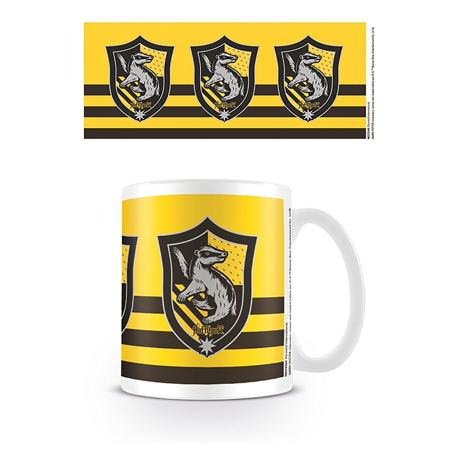 Tazón Harry Potter - Hufflepuff (Diseño de Rayas)