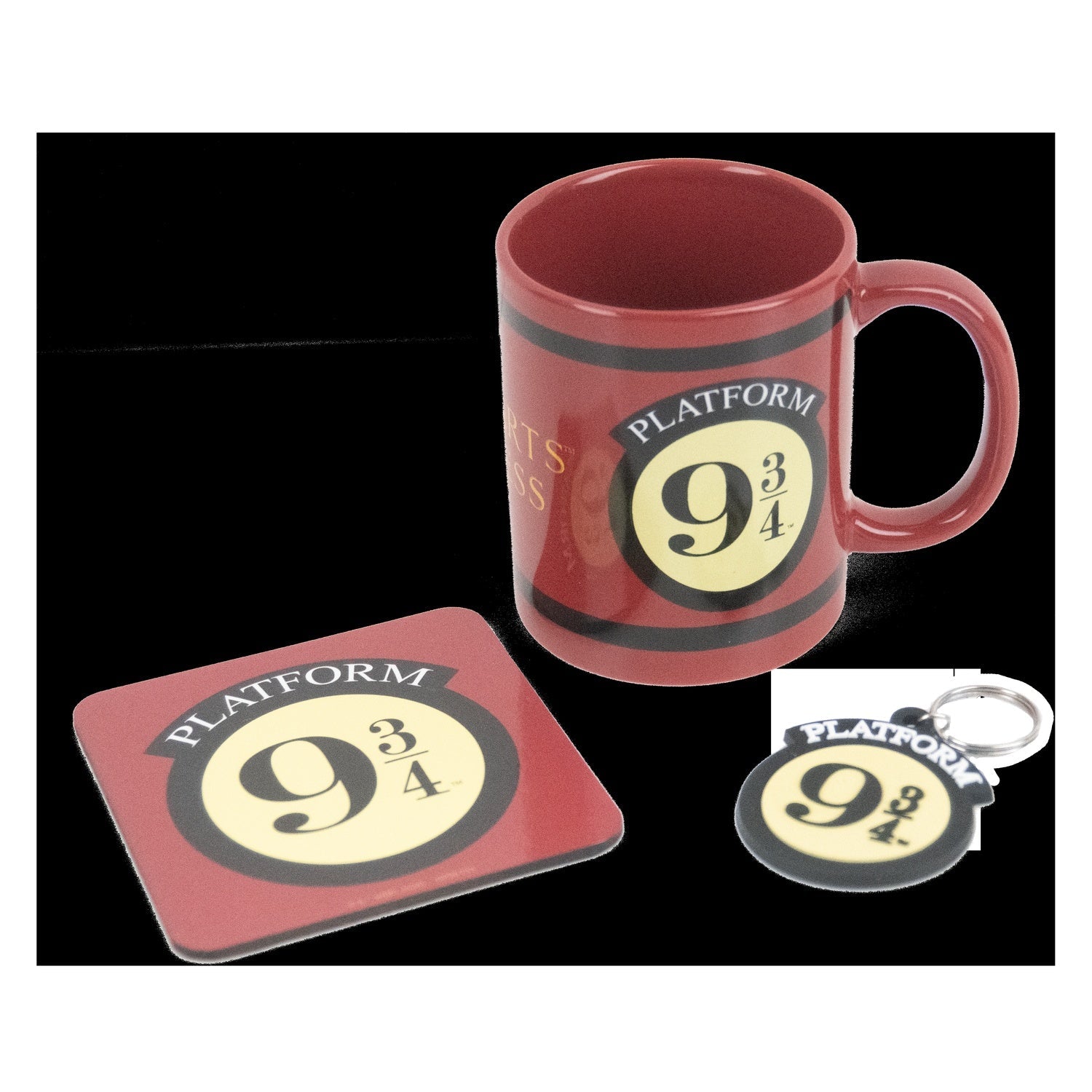 Set de Regalo Harry Potter - Plataforma 9 3/4 (Tazón y Posavasos)