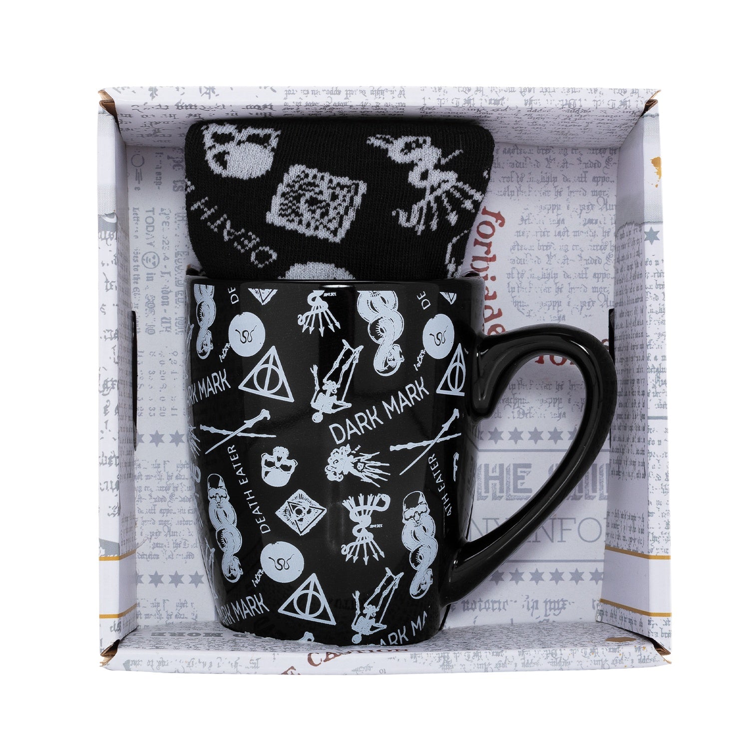 Set de Regalo Harry Potter - Tazón y Calcetines Artes Oscuras