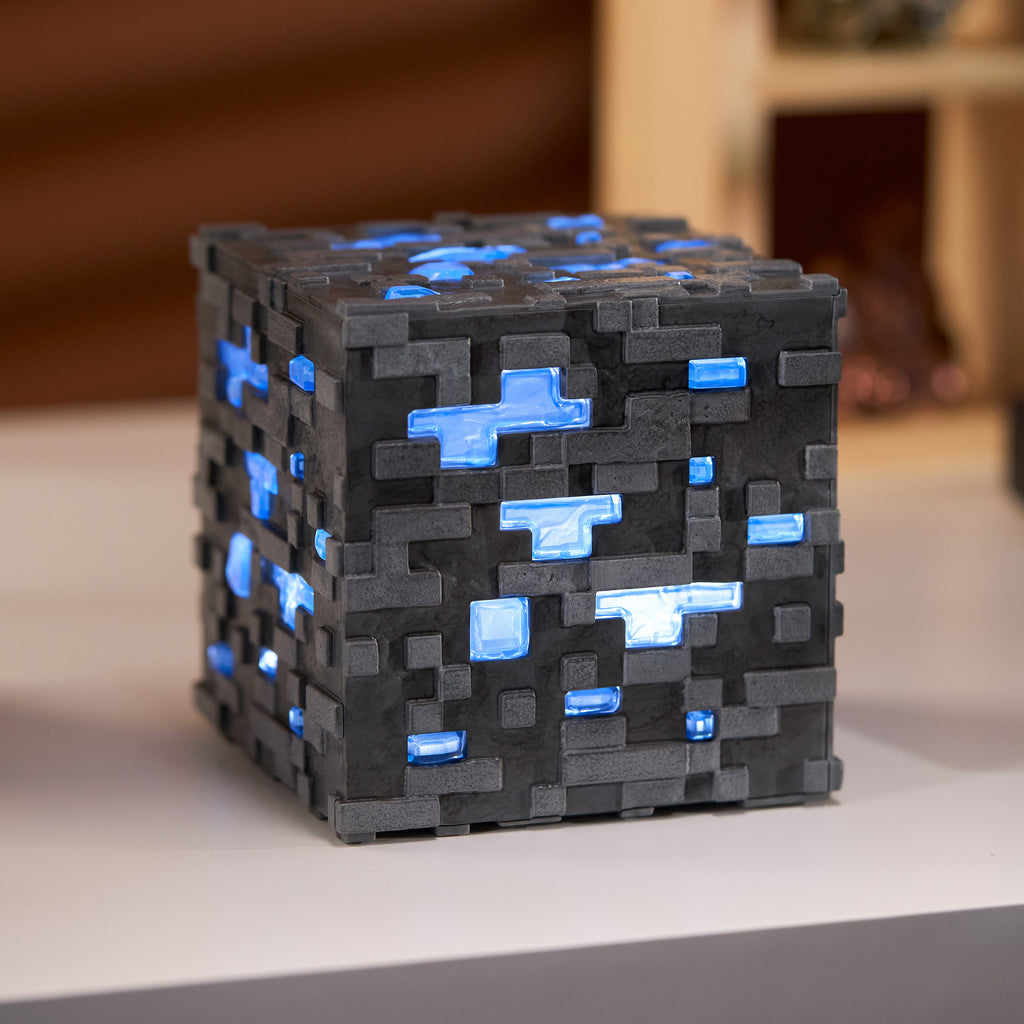 Lámpara de Bloque de Diamante Minecraft (con luz)