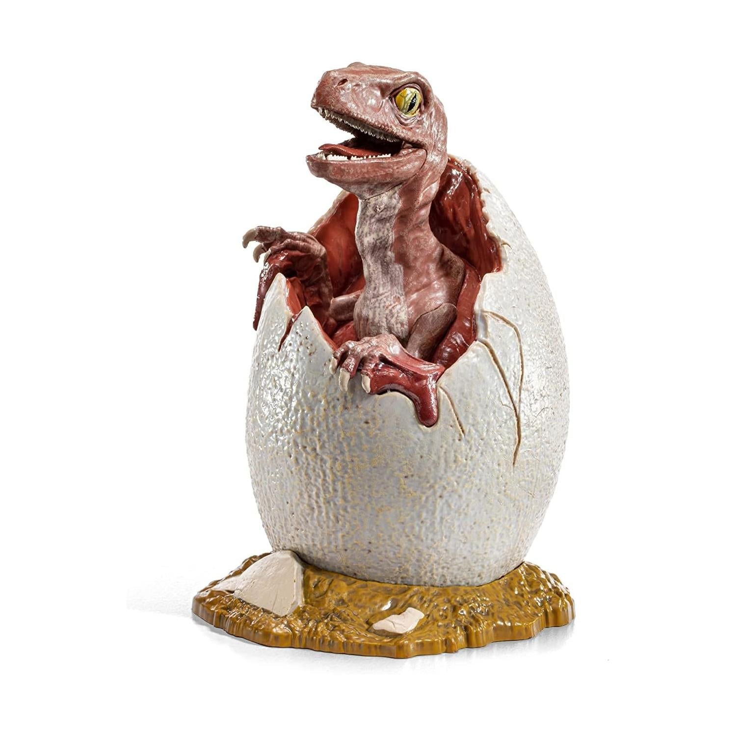 Diorama Coleccionable Jurassic Park – Huevo de Velociraptor