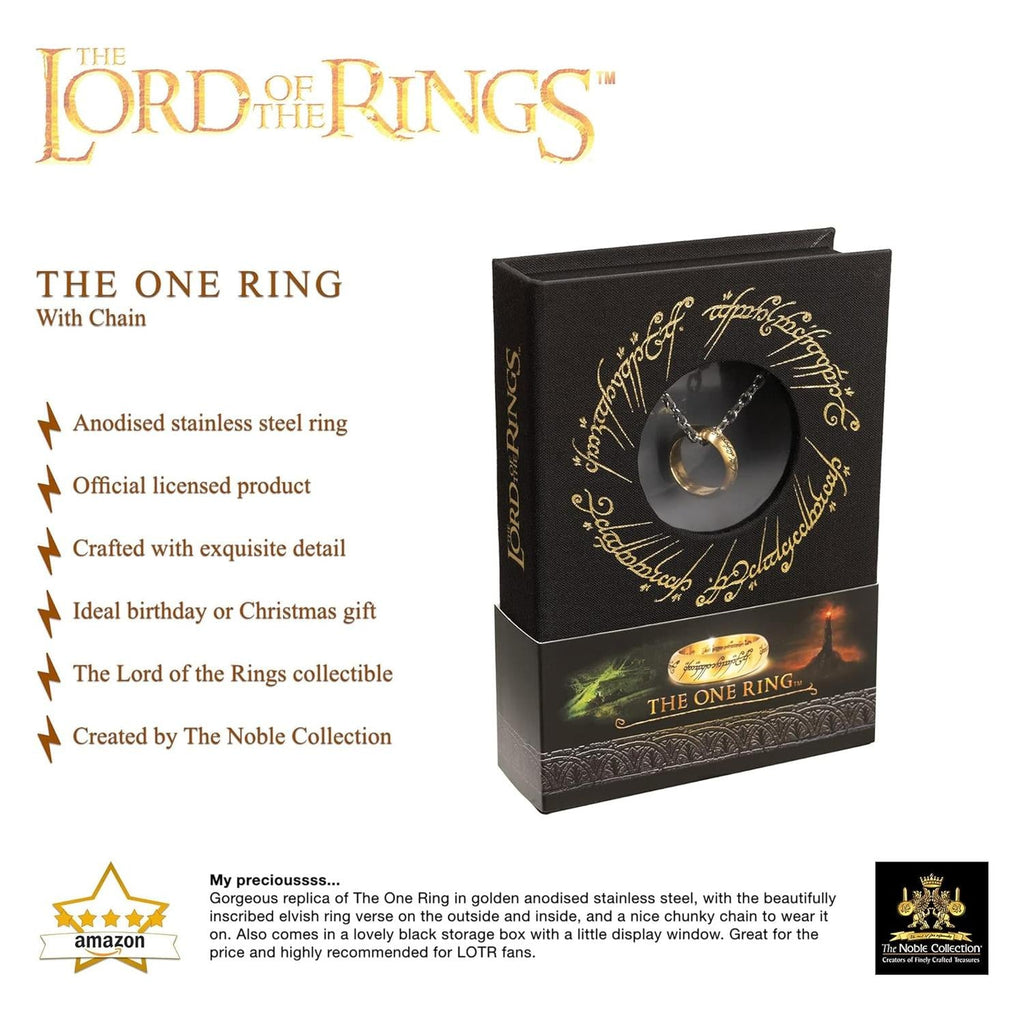 Anillo Único de Acero Inoxidable – El Señor de los Anillos