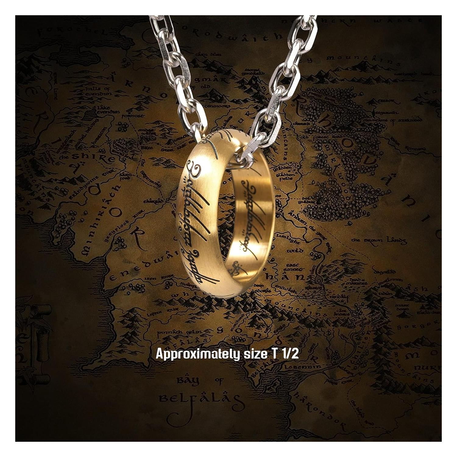 Anillo Único de Acero Inoxidable – El Señor de los Anillos