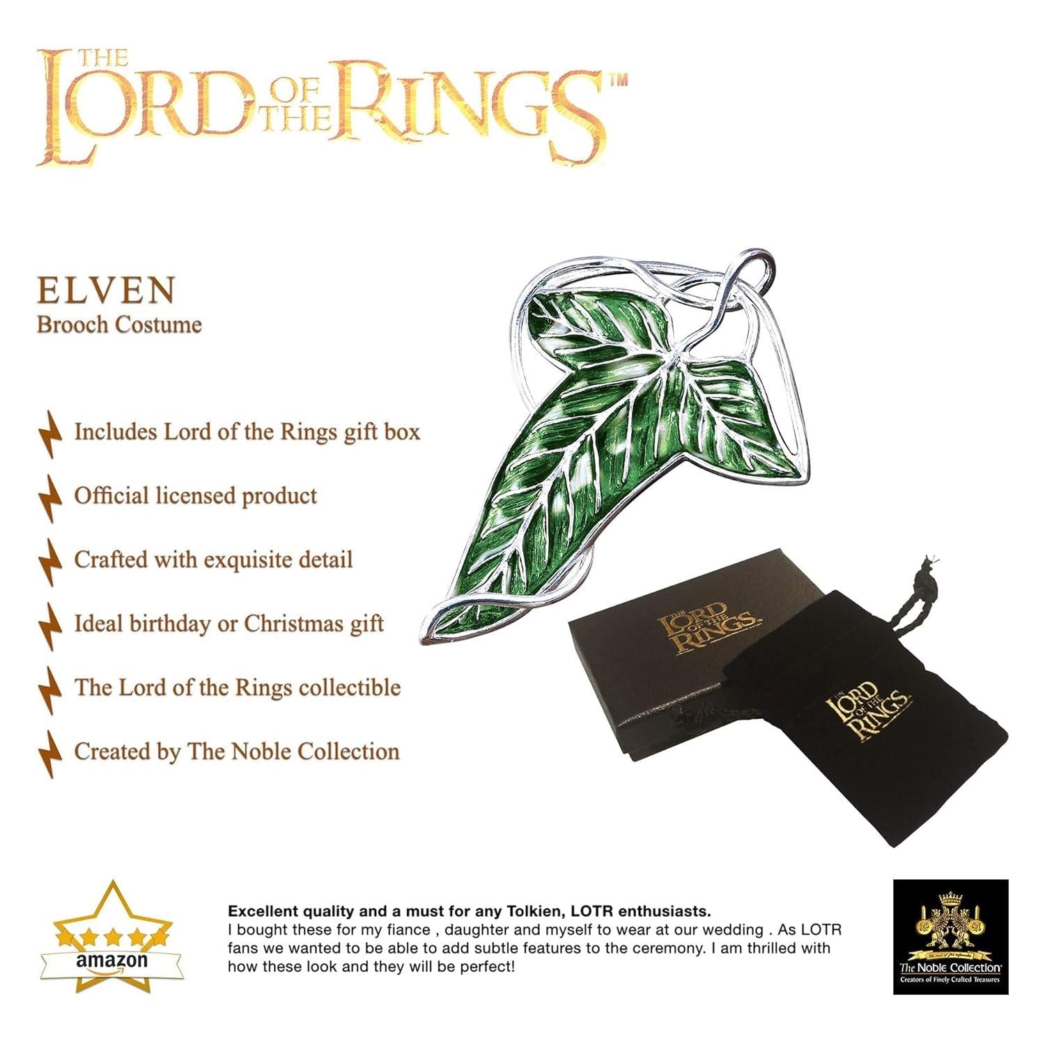 Broche Élfico – El Señor de los Anillos