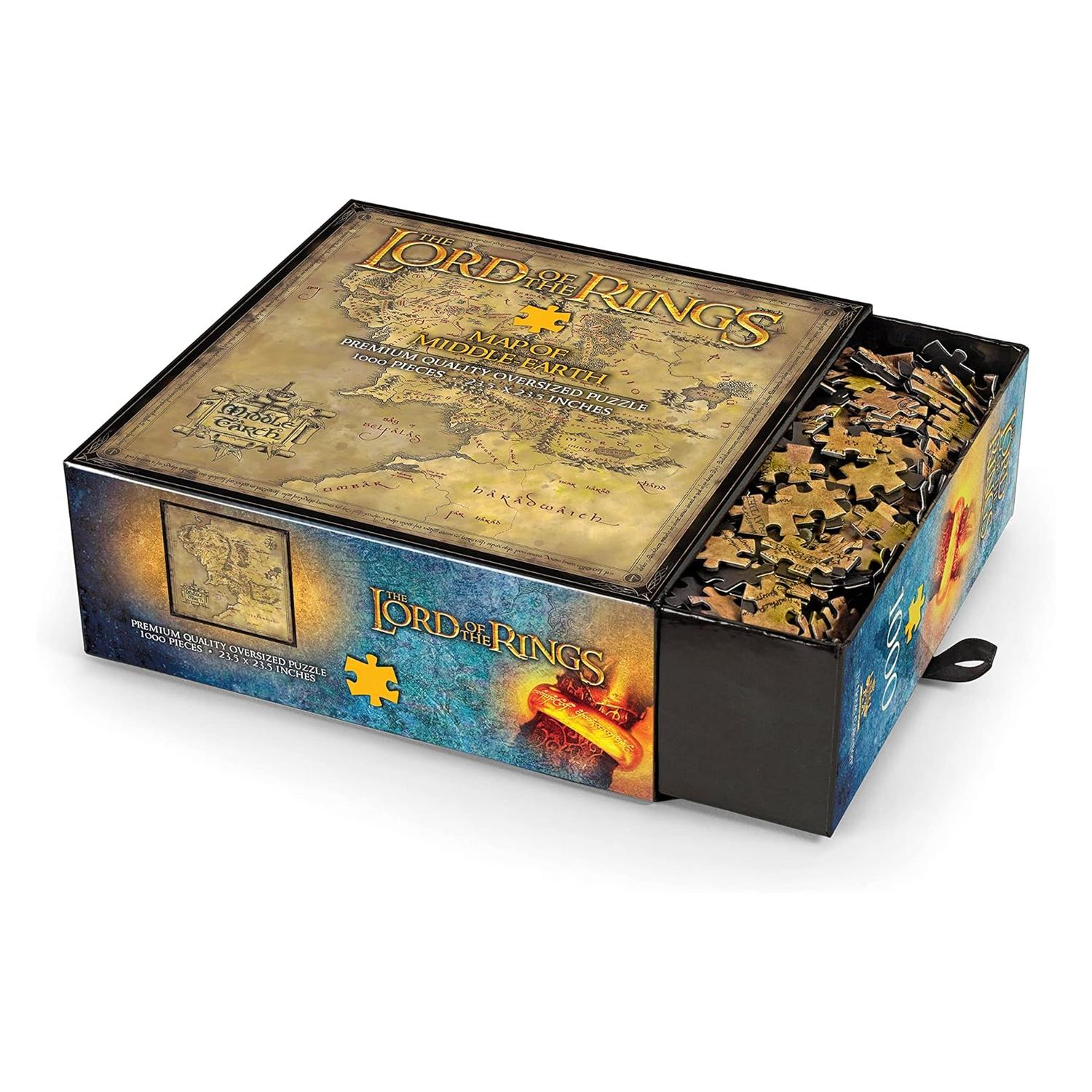 Puzzle Mapa de la Tierra Media – El Señor de los Anillos