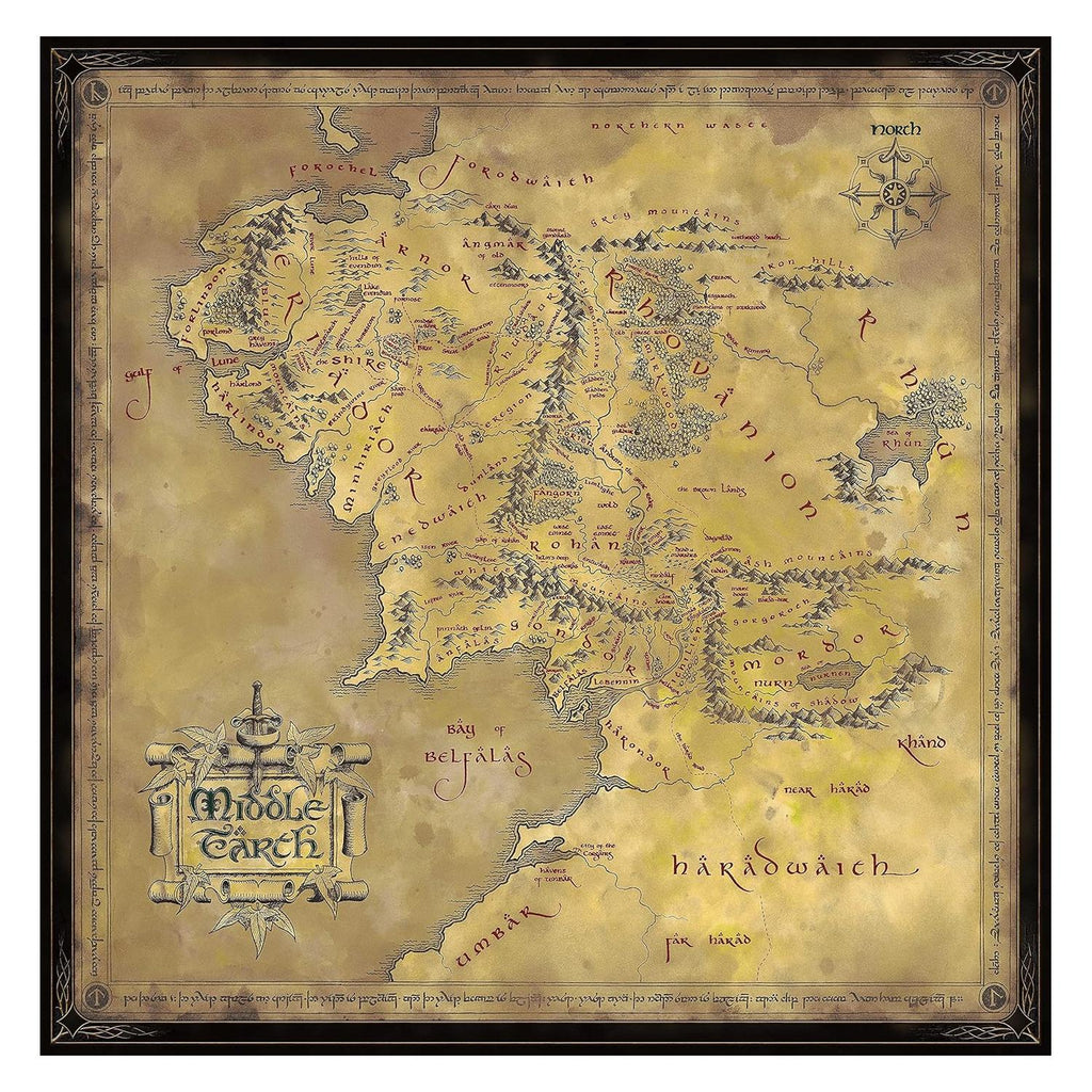 Puzzle Mapa de la Tierra Media – El Señor de los Anillos